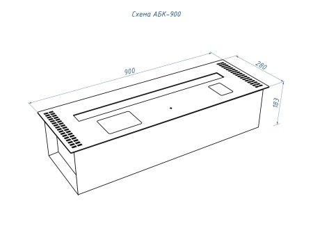 Автоматический биокамин Lux Fire Smart Flame 900 RC INOX по цене 338 030 руб.