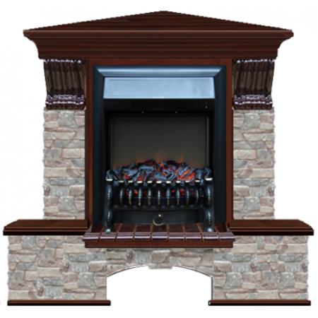 Бостон К Грот цветной угловой (красное дерево)+Fobos Black