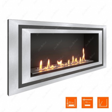 Биокамин SteelHeat LONG-D 900 XL по цене 34 656 руб.