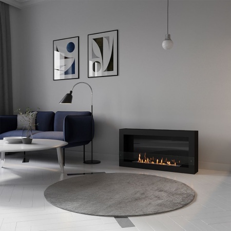 Биокамин SteelHeat WALL ONE 1100 черный, стемалит Биокамин SteelHeat WALL ONE 1100 черный, стемалит по цене 46 620 руб.