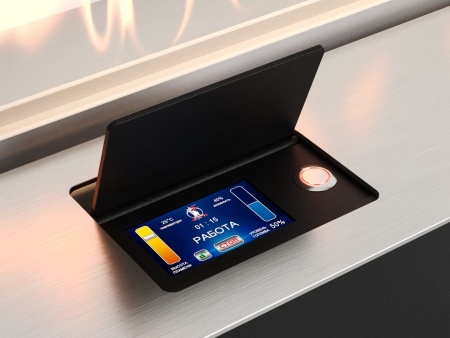 Автоматический биокамин Lux Fire Smart Flame 2000 RC INOX по цене 703 120 руб.