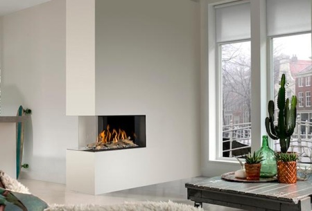 Газовый камин BellFires Room Divider Medium Left/Right 3