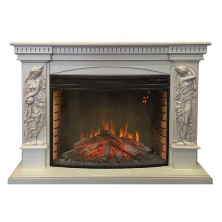 Diva (белый с патиной)+FireSpace 33 S IR Diva (белый с патиной)+FireSpace 33 S IR